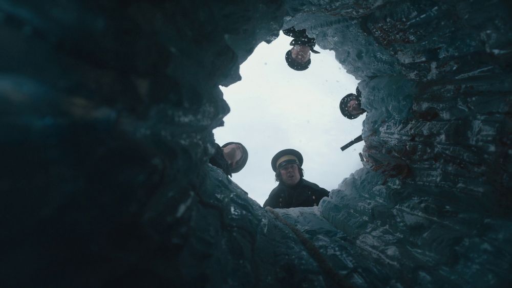 The Terror, Episode 3 "The Ladder". Fitzjames, Crozier & co look down the fire hole.
