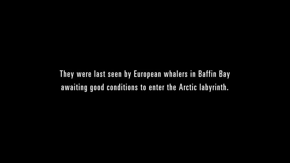 "They were last seen by European whalers in Baffin Bay awaiting good conditions to enter the Arctic labyrinth. Both ships then vanished."

180 years ago today (according to a sus source on wikipedia) Erebus & Terror were sighted by whaling ships while awaiting passage into Lancaster Sound.