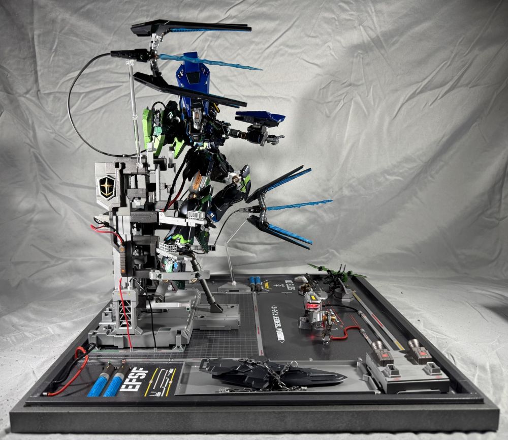 Left view of the diorama