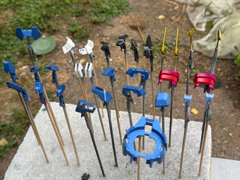 Exia painted parts