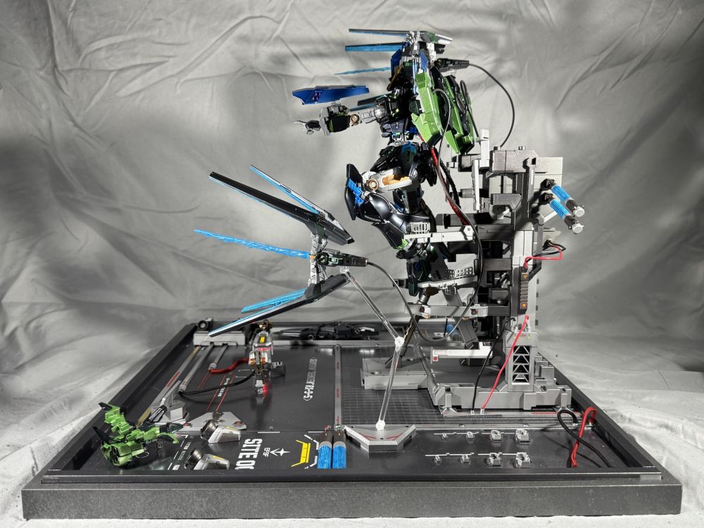 Right view of the diorama