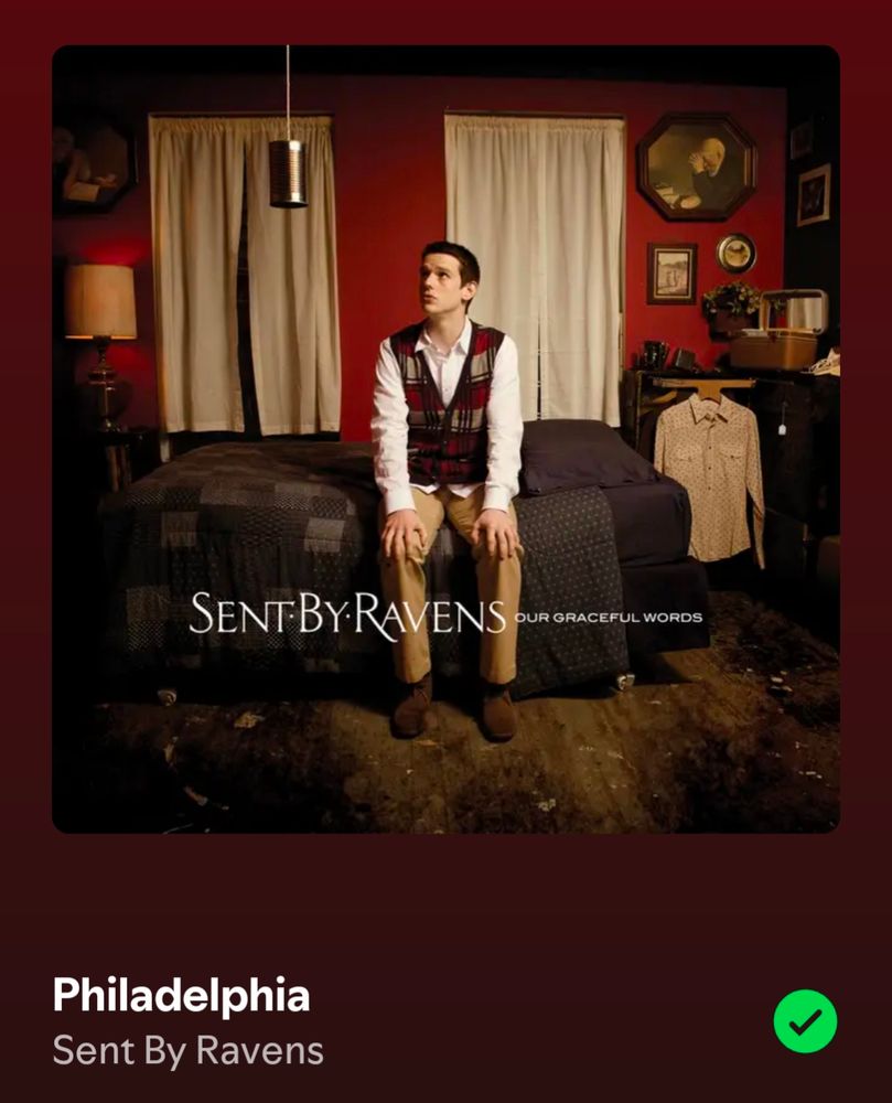 The song Philadelphia by the band Sent by Ravens.