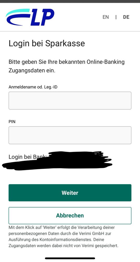 Möchte ein DT Ticket über die NAH.SH App abonnieren und das möchte einfach mal mein fucking Banking Log in?!?