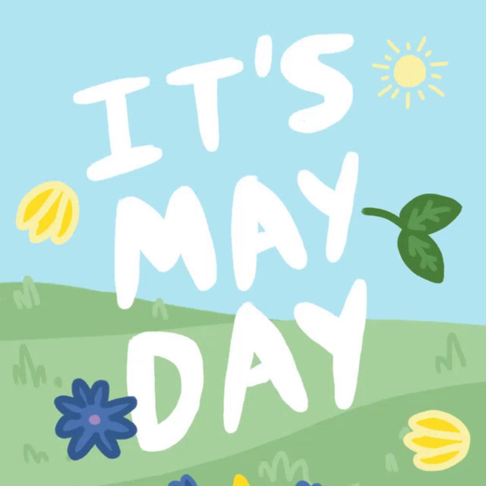 May Day Flowers GIF