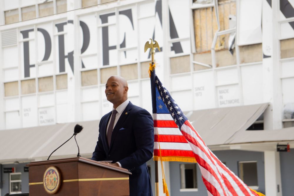 An excavator tore open the walls of the Pimlico clubhouse Thursday as the governor and other dignitaries looked on — the official kick-off for a demolition already underway at the historic track in no...