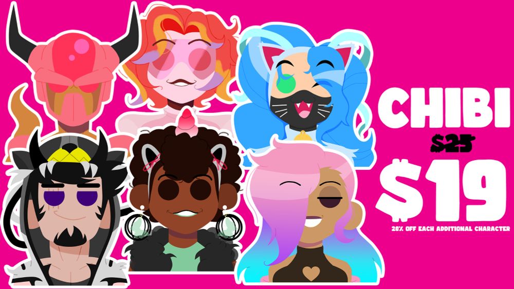 Chibi icons are for $19 from now until September 30!
