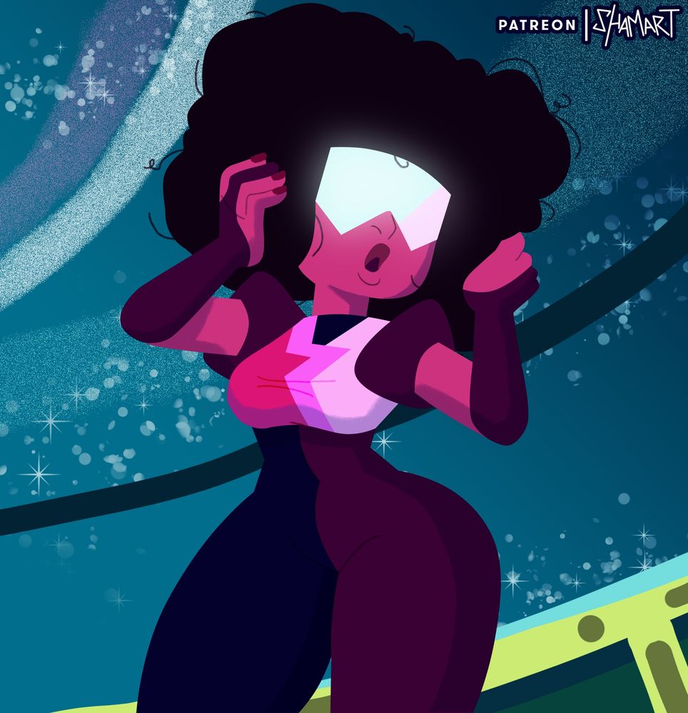 A redraw of Garnet from Steven Universe!