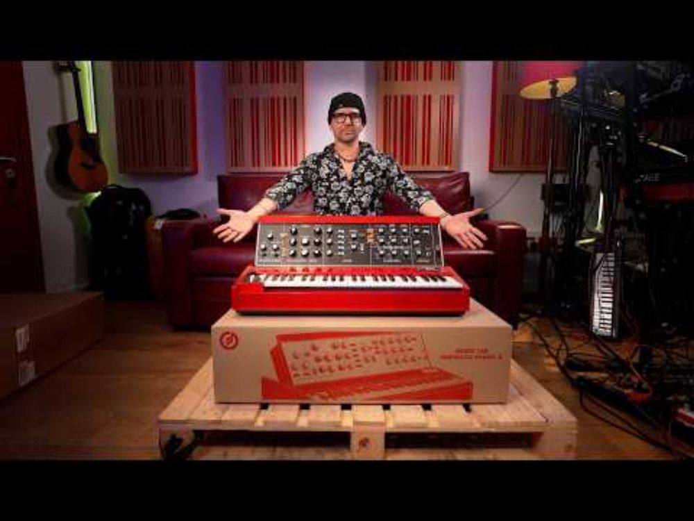 Insane Red Minimoog D Just Arrived 🎹 (Only 500 Made!)