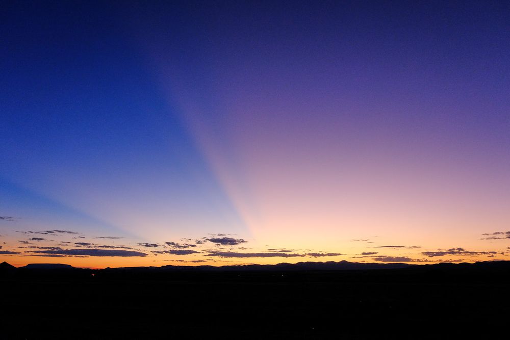 West Texas sunset, 10/1/25.