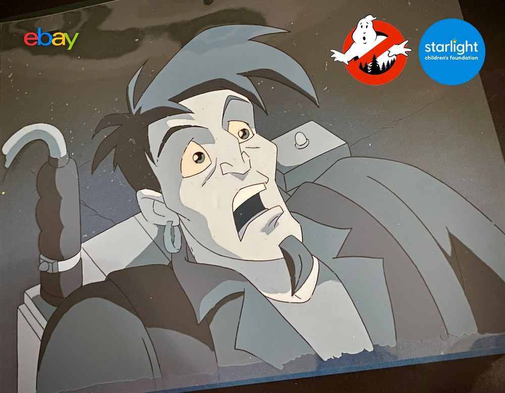 Extreme Ghostbusters animation cel.