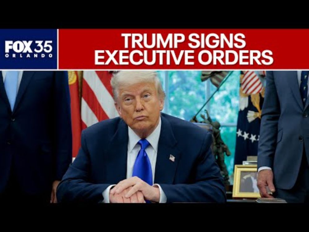 LIVE: President Trump signs executive orders in Oval Office
