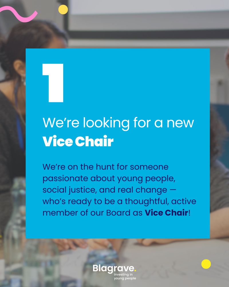 We’re looking for a new Vice Chair