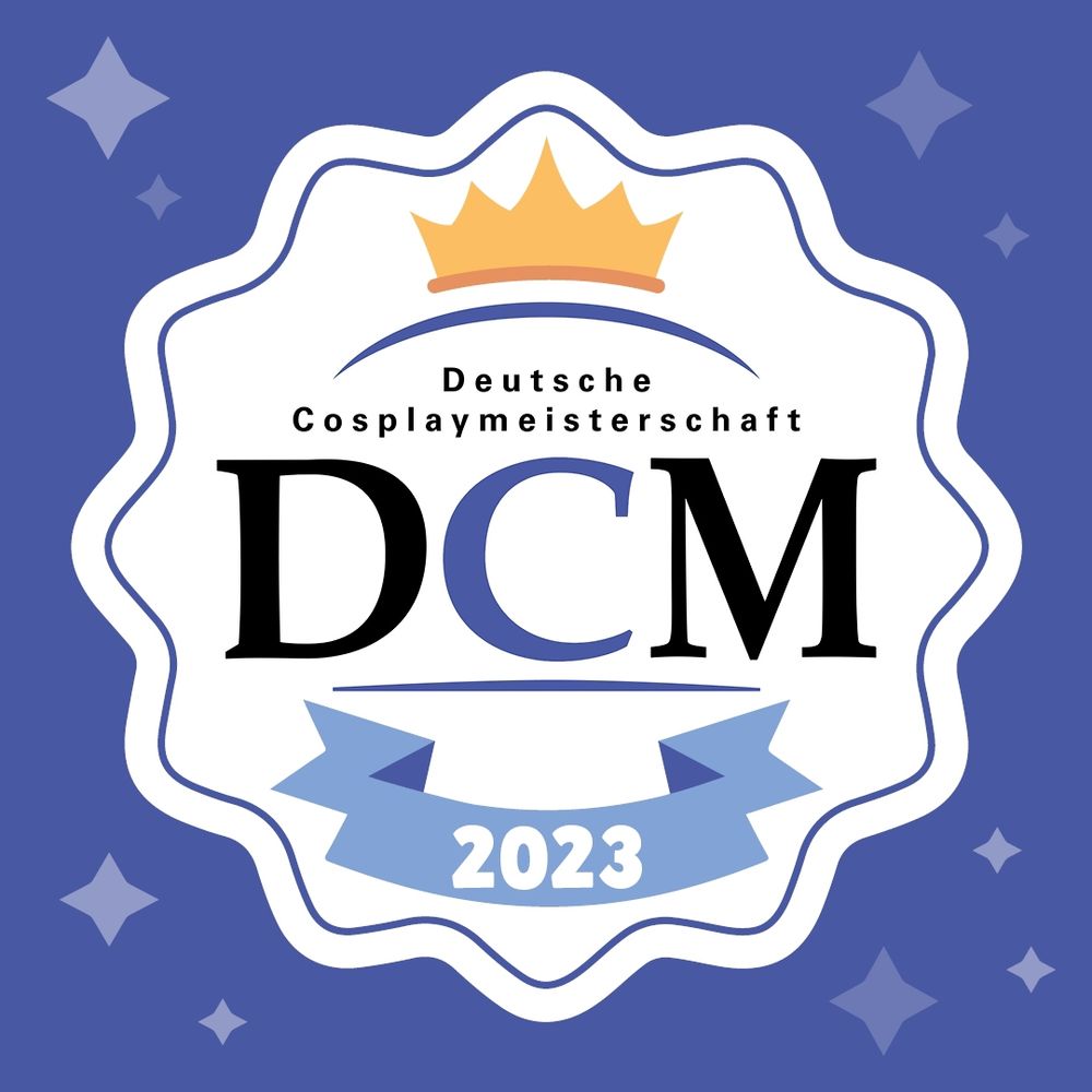 Logo der Deutschen Cosplaymeisterschaft DCM für 2023