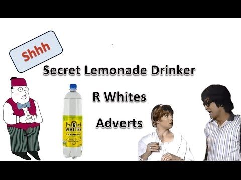 R Whites Secret Lemonade Drinker Advert Compilation (1973-1993)