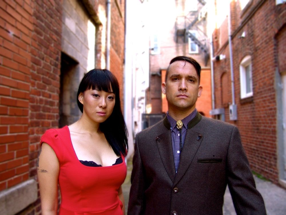 James Stewart and Angela Seo of Xiu Xiu 