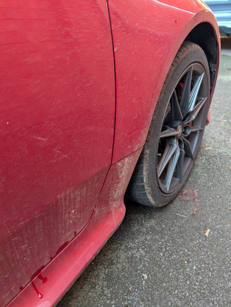 Dirty GR Yaris front right 