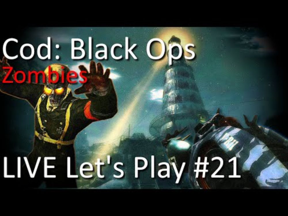 Call of Duty: Black Ops Zombies LIVE #21 | Trying to Survive | High Round Goal
