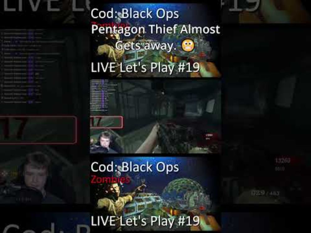 Pentagon Thief Almost Gets Away! 😬#mrspookydemon #funnymoments #gaming #callofduty #codbo1 #zombies