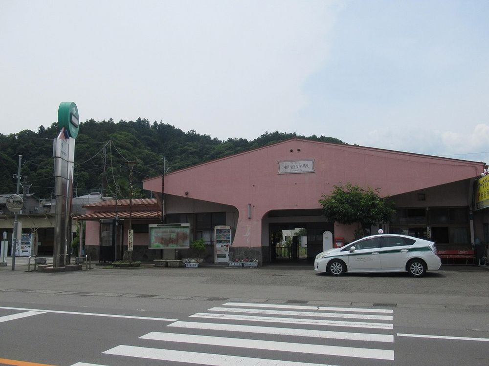 2022年、都留市駅（山梨県）#富士山麓電気鉄道 /富士急行線　by 駅の目録屋