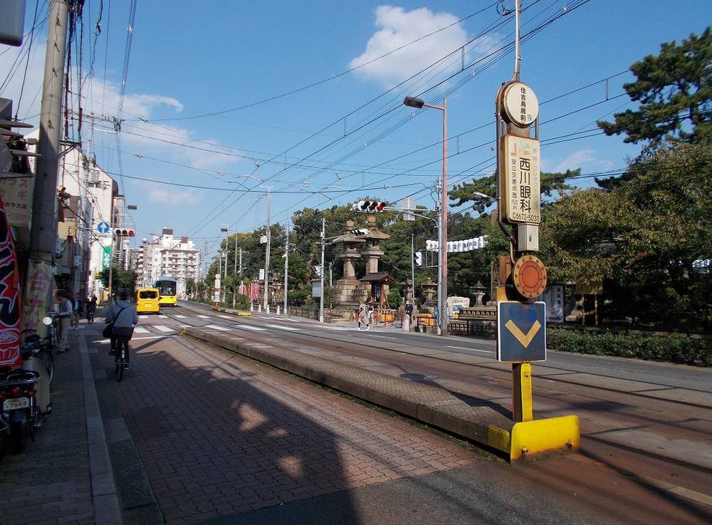 2019年、住吉鳥居前停留場（大阪府）#阪堺電気軌道 /阪堺線　by 駅の目録屋