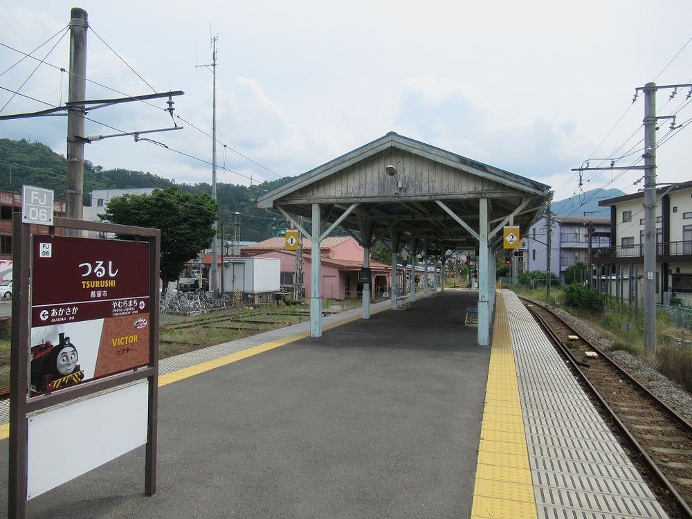 2022年、都留市駅（山梨県）#富士山麓電気鉄道 /富士急行線　by 駅の目録屋