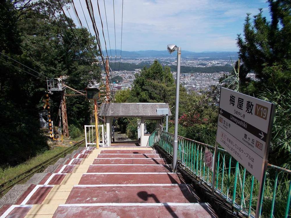 2019年、梅屋敷駅（奈良県）#近畿日本鉄道 /生駒鋼索線　by 駅の目録屋