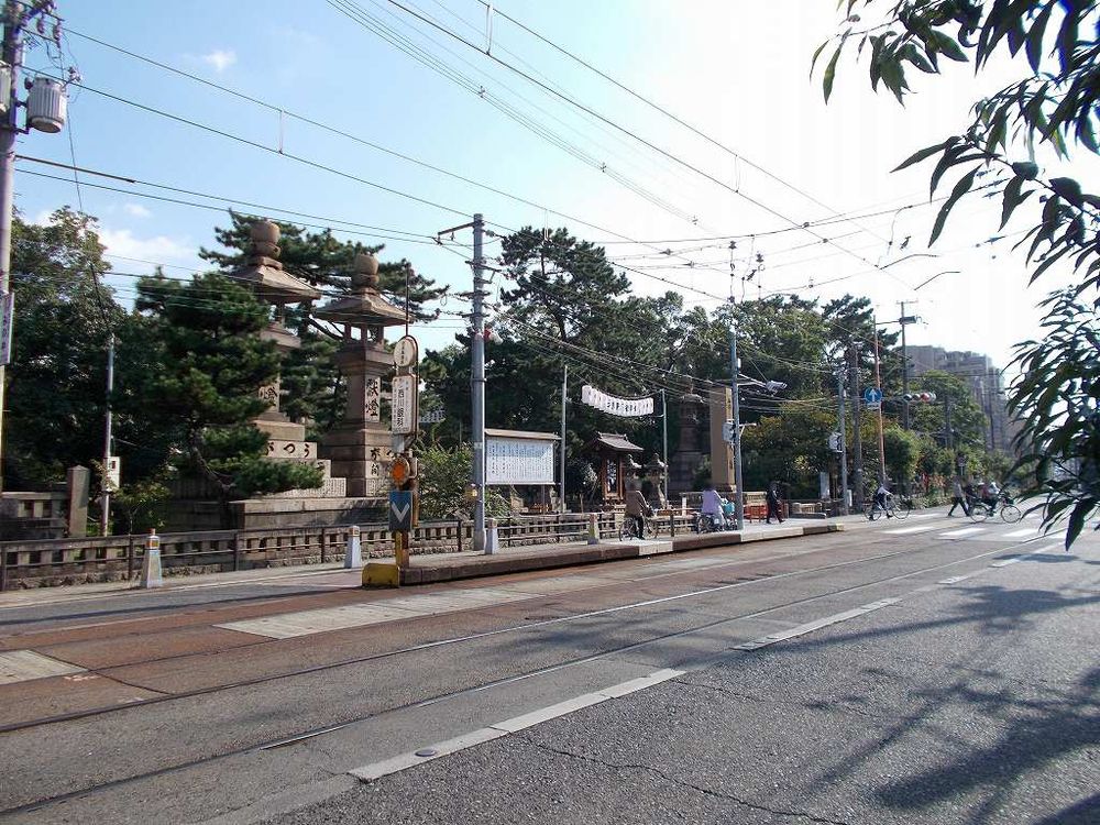 2019年、住吉鳥居前停留場（大阪府）#阪堺電気軌道 /阪堺線　by 駅の目録屋
