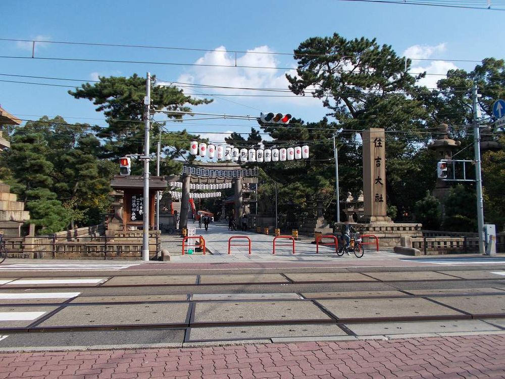 2019年、住吉鳥居前停留場（大阪府）#阪堺電気軌道 /阪堺線　by 駅の目録屋