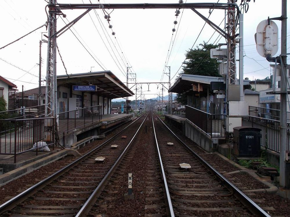 2019年、松ノ馬場駅（滋賀県）#京阪電気鉄道 /石山坂本線　by 駅の目録屋
