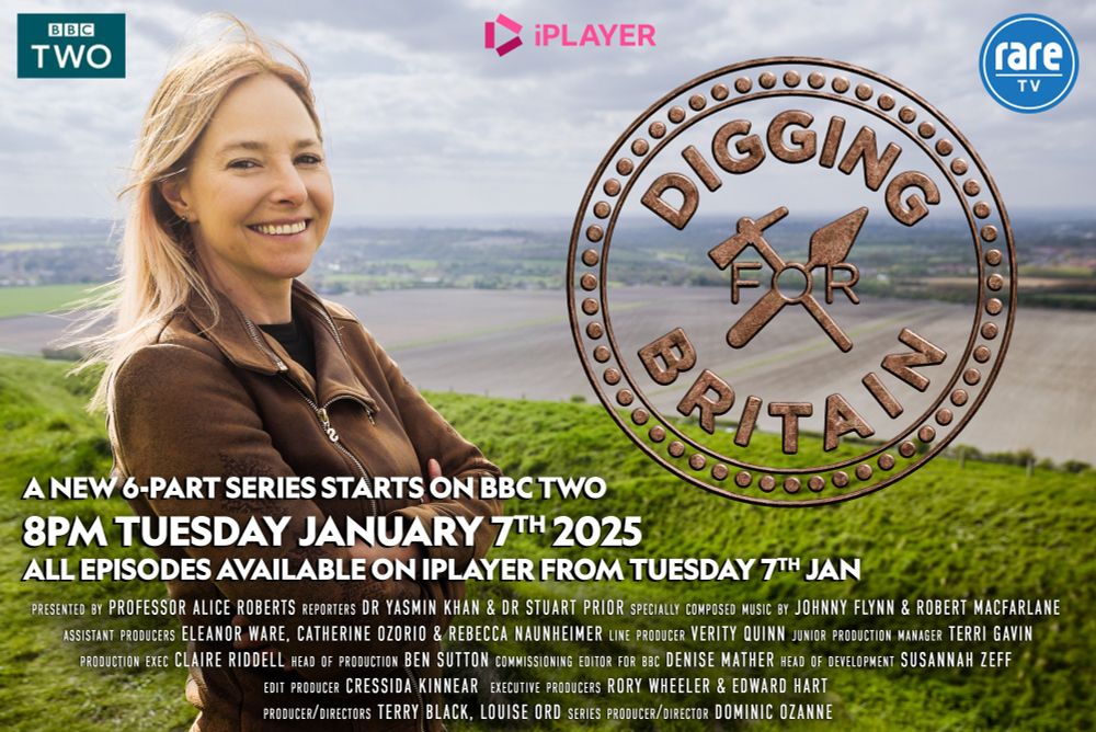 Digging for Britain promotional flyer, new series from 7 January 2025