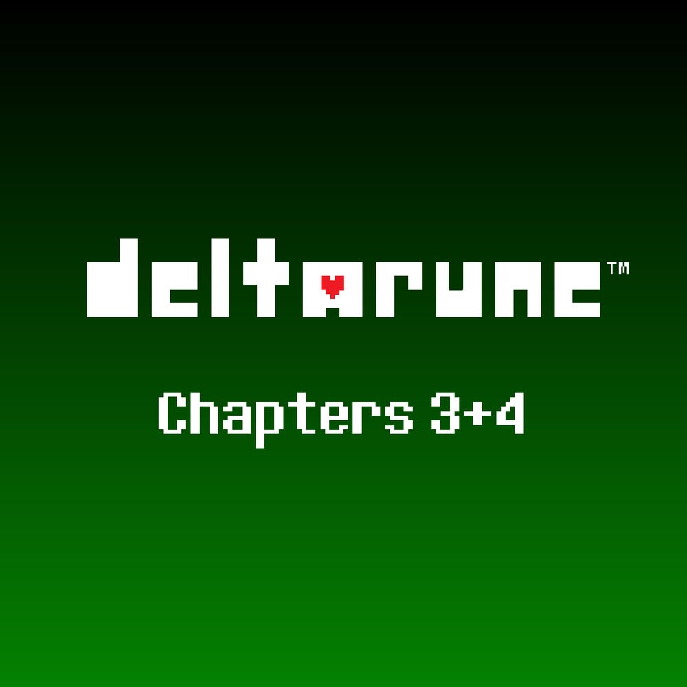 Deltarune Chapters 3+4 alternative album art