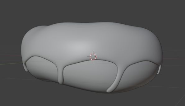 CG donut without texture 