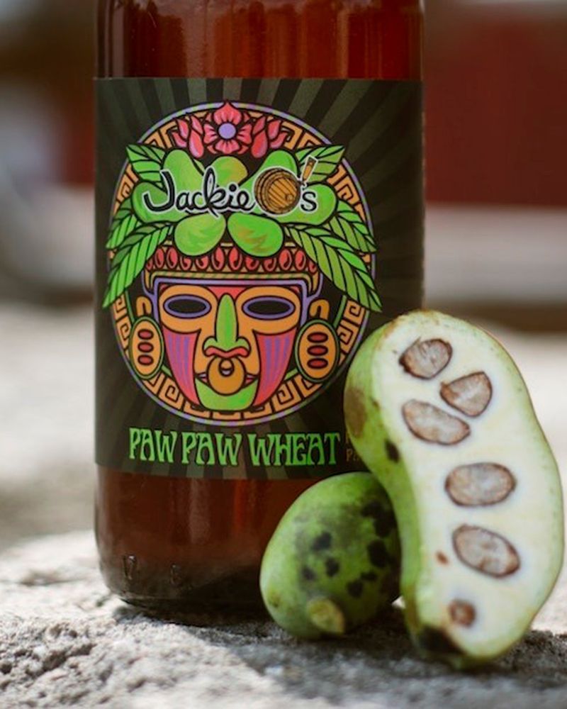 Pawpaw Wheat Beer from Jackie O's brewery. 