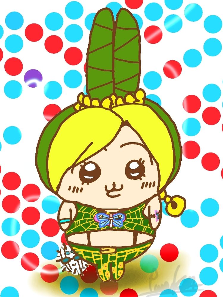 徐倫(ジョジョSO)×うさぎ(ちいかわ)