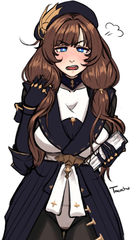 raziel huffing and puffing because she is so cute