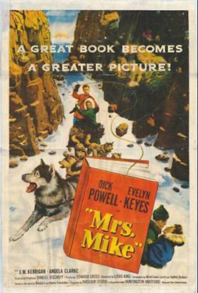 Movie poster for "Mrs Mike"