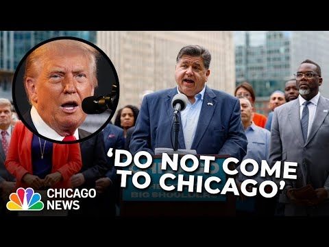 Pritzker, Johnson, other leaders unite against Trump's National Guard threat to Chicago (FULL)
