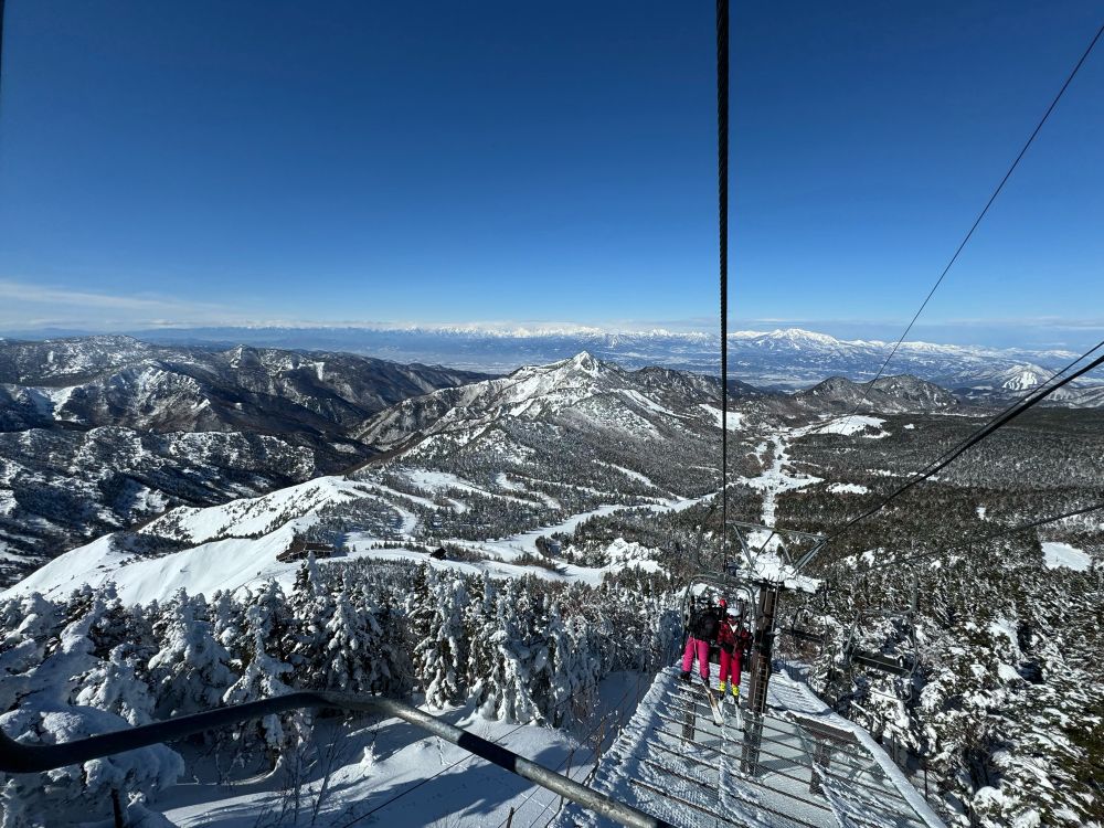 先週末に行った横手山スキー場です