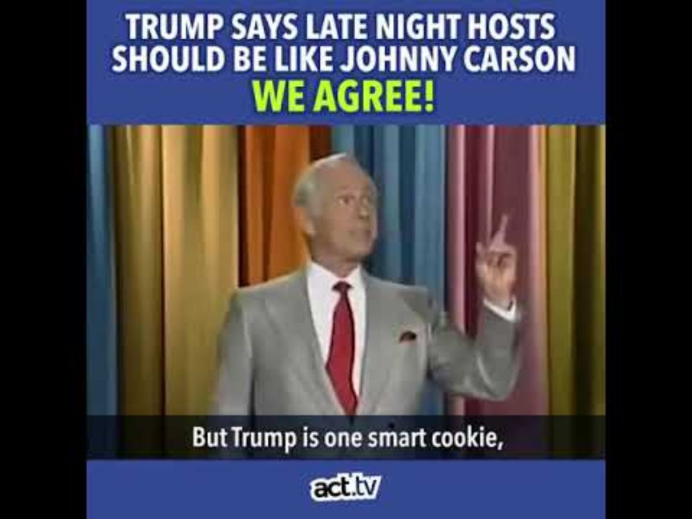 Johnny Carson Also Mocked Trump