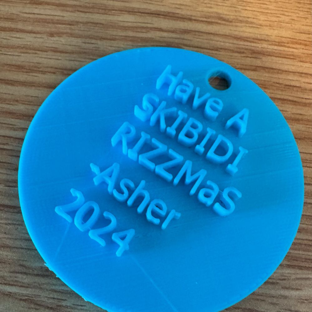 3D printed ornament 