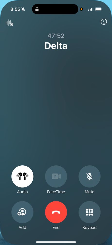 Iphone call screenshot 