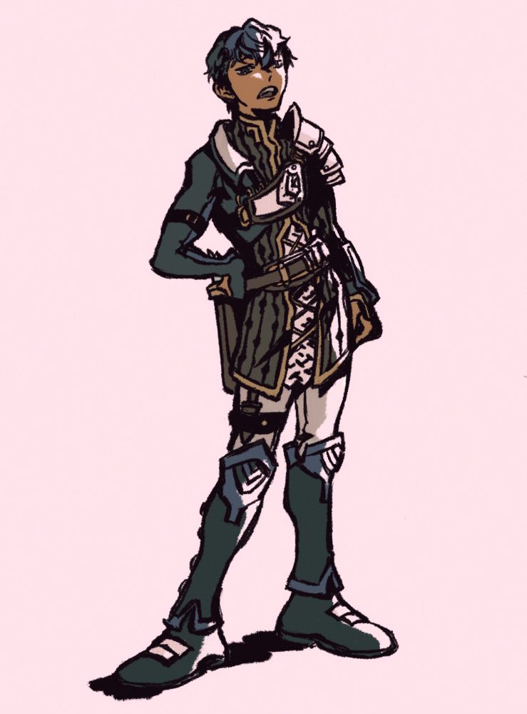 An illustration of Python from “Fire Emblem”.





