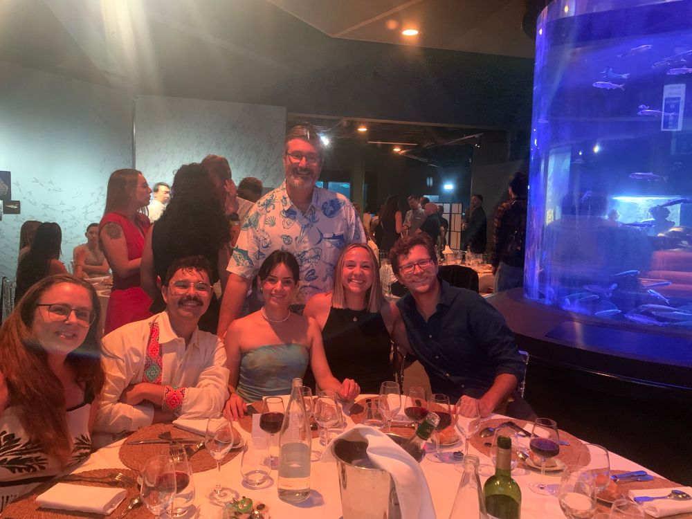 An amazing banquet at the oceanopolis!