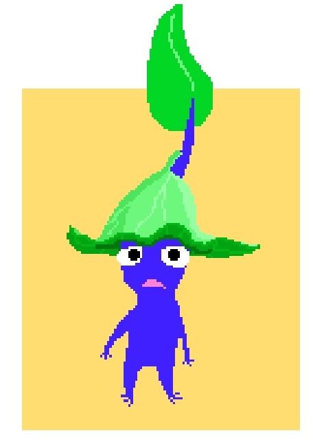 Blue rainy day pikmin.