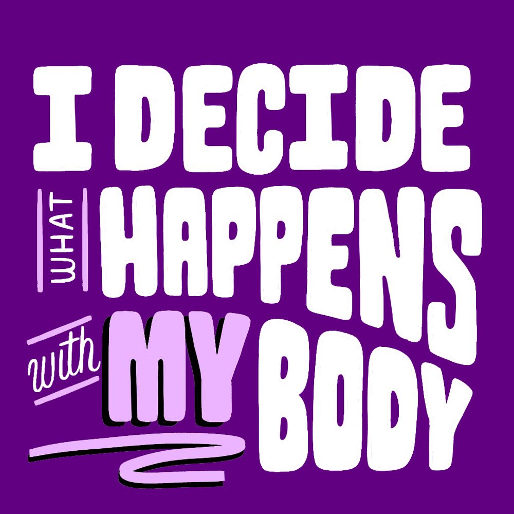 Bold white and pink text on purple background reads: 