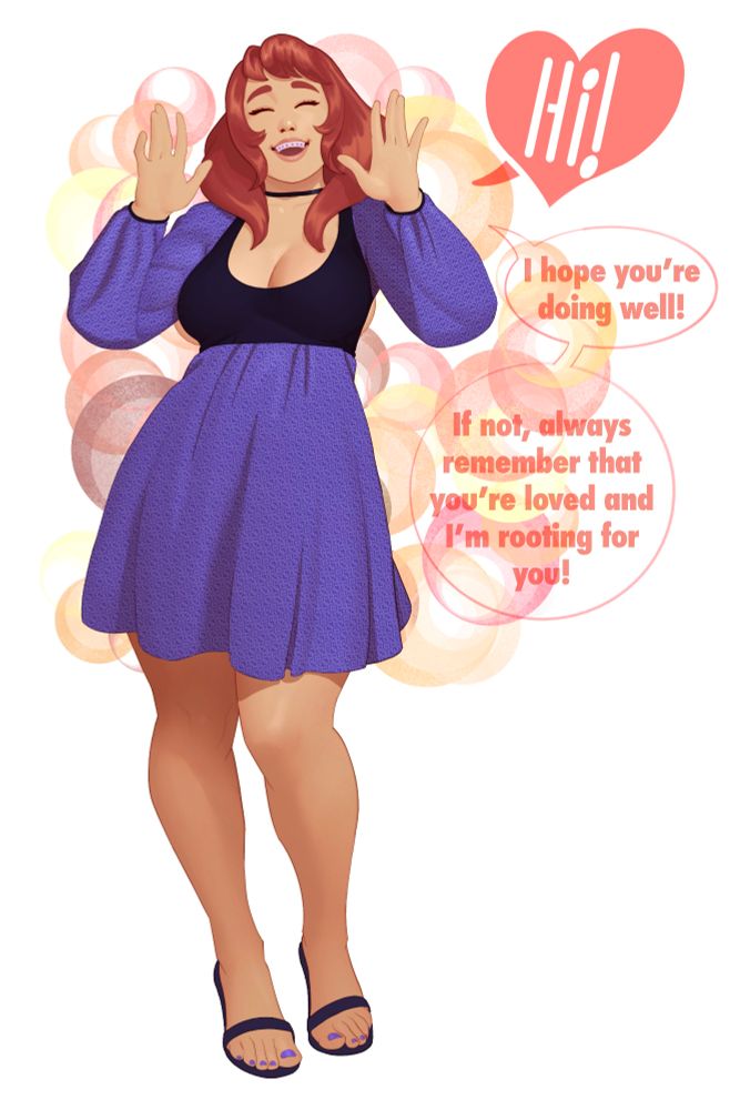 Cherry expresses a message of sincere affection and encouragement to you, the viewer