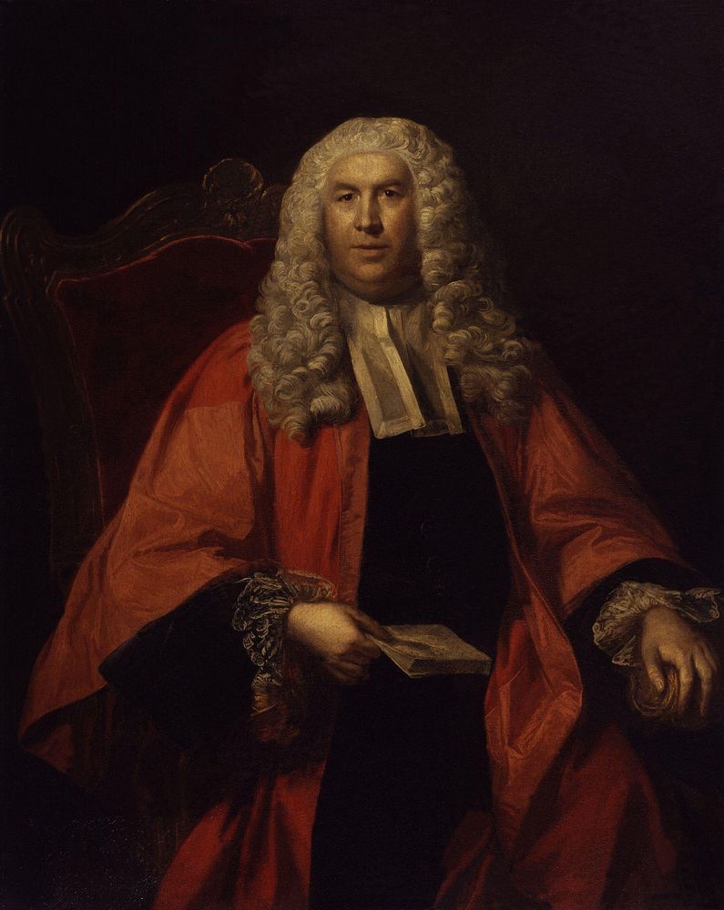 Circa 1755 portrait of Sir William Blackstone 