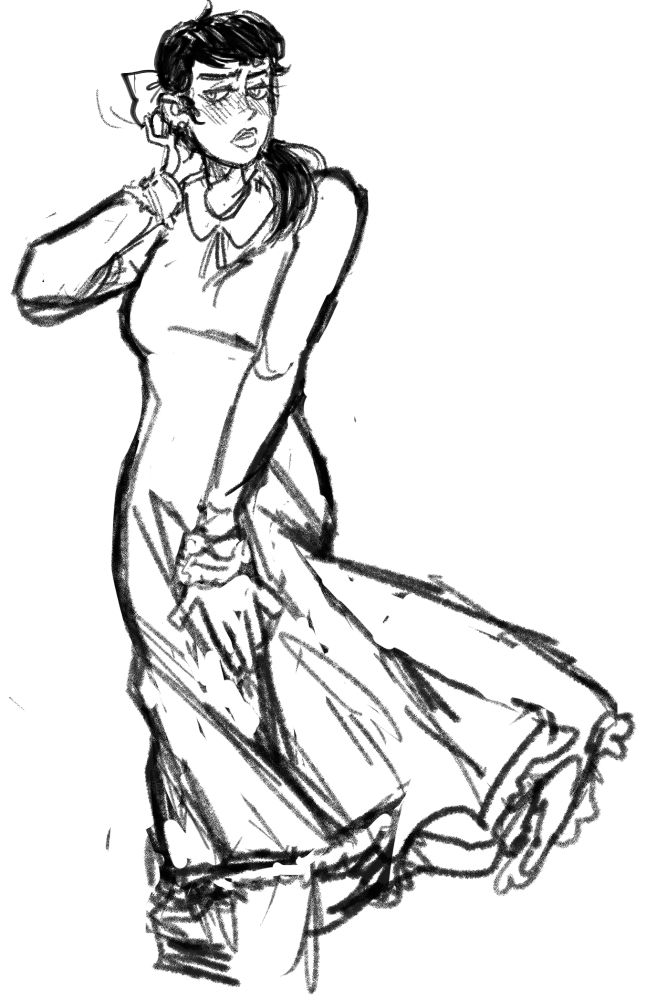 Sketch of Jane Irving from... well not really from AMC'S The Terror but close enough.