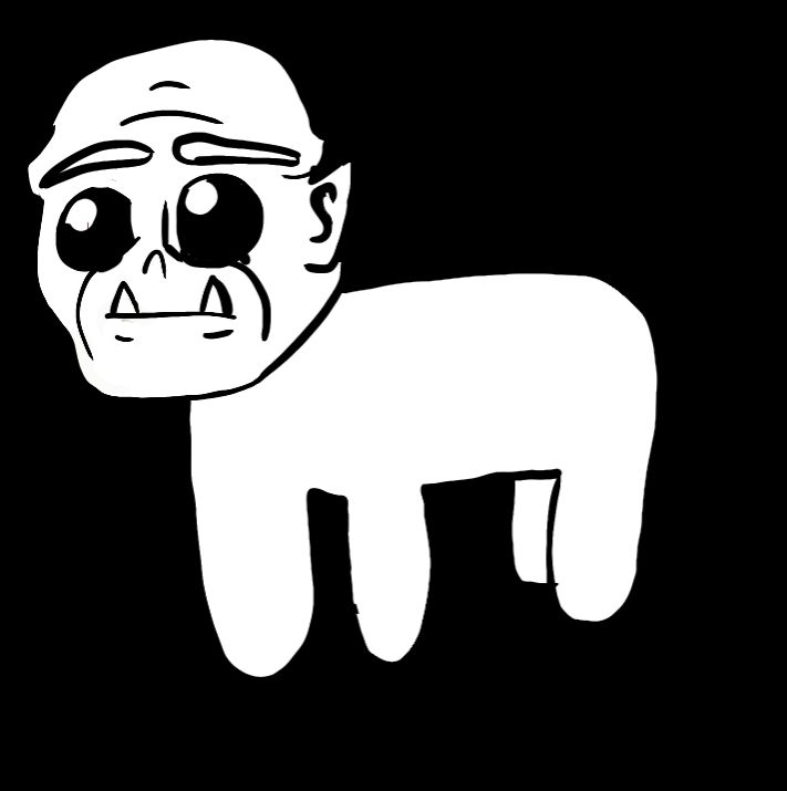 A tbh creature version of Bob the orc