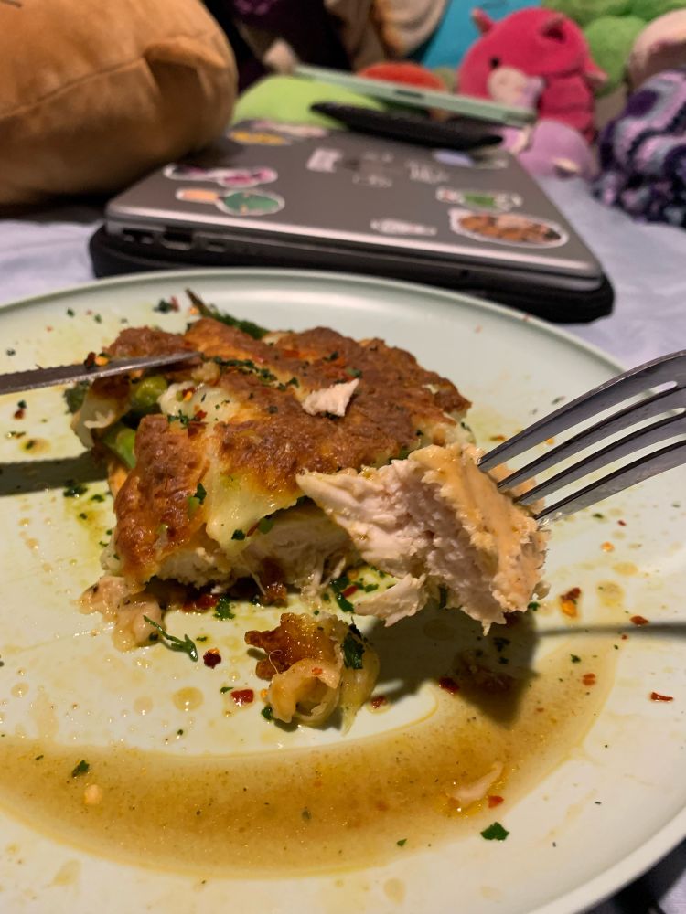 A bite of the aforementioned goodness